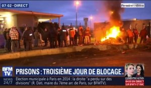 Ce troisième jour de blocage risque d'attiser les tensions car les parloirs débutent aujourd'hui à Condé-sur-Sarthe