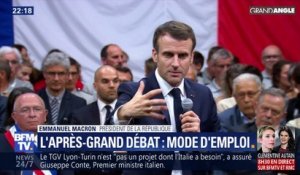 Macron : "Apporter des réponses"