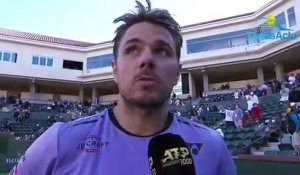 ATP - Indian Wells 2019 - Stan Wawrinka s'en sort contre Dan Evans avant de jouer Roger Federer mardi ?