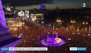 Espagne : 500 000 manifestants pour les droits des femmes