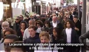 En Corse, marche blanche pour Julie, victime de féminicide