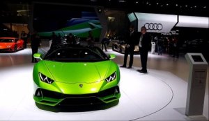 Salon automobile de Genève : le Supercar Huracan EVO Spyder de Lamborghini