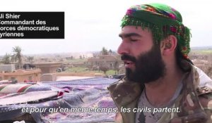 Bombardements sur Baghouz, dernier bastion de l'EI en Syrie