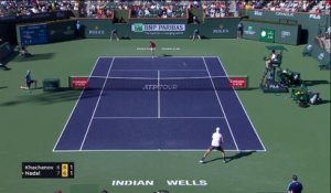 Indian Wells - Nadal élimine Khachanov et rejoint Federer en demie