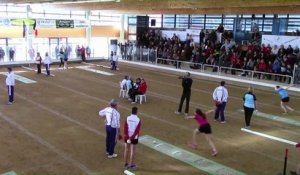 Troisième tour, tir rapide en double, Finales N2 Balaruc-les-Bains contre Saint-Martin en Haut, N1F Bièvre Isère II contre Saint-Vulbas II, Saint-Maurice l'Exil 2019