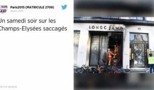 Gilets jaunes. « Ça fait peur de voir tout ça » : un samedi soir sur les Champs-Elysées saccagés
