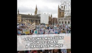 Les jeunes marchent pour le climat à travers le monde
