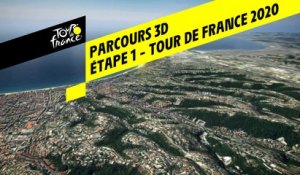 Tour de France 2020 – Étape 1 – Parcours 3D