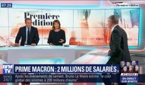 Prime Macron : 2 millions de salariés