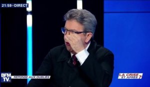 VIDEO. "C'est le café du commerce" : Jean-Luc Mélenchon s'agace... et se fait moucher par Ruth Elkrief
