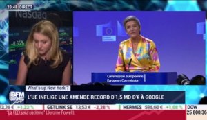 What's Up New York: L'UE inflige une amende record d'1,5 milliard d'euros à Google - 20/03