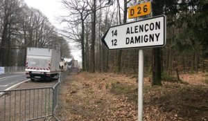 Alençon-Médavy : les préparatifs sur l’aire d’arrivée