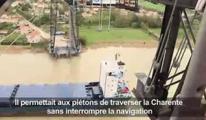 A Rochefort, le dernier pont transbordeur de France remis à neuf
