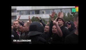 En Allemagne, des militants d&#39;extrême-droite manifestent après une "chasse aux immigrés"