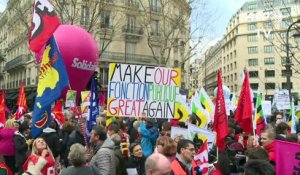 Réforme de la fonction publique: les agents dans la rue