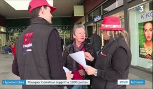 Hypermarchés : pourquoi Carrefour supprime 1 200 postes