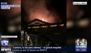 Un incendie en cours dans un hôtel de Megève (Haute-Savoie)