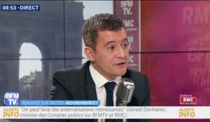 Gérald Darmanin: "J'ai l'impression que Laurent Wauquiez devient un militant du parti communiste"