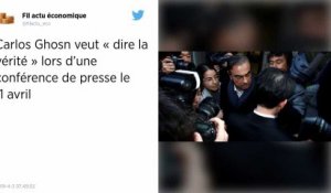 Carlos Ghosn se dit prêt à « dire la vérité sur ce qui se passe » lors d’une conférence de presse