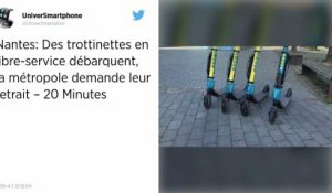 La Ville de Nantes retire les trottinettes en libre-service