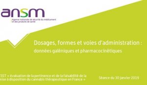 Dosages, formes et voies d’administration : données galéniques et pharmacocinétiques
