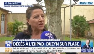 Ehpad de Lherm: Agnès Buzyn confirme la "forte suspicion" d'une intoxication alimentaire