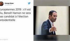 Benoît Hamon ne sera pas candidat à la présidentielle s’il est élu eurodéputé