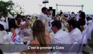 Venu de France, le Dîner en blanc s'exporte à Cuba