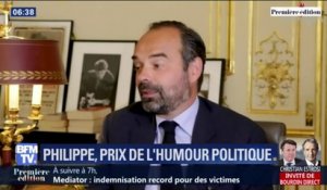 "Les emmerdes" d'Édouard Philippe lui font gagner le grand prix de l'humour politique