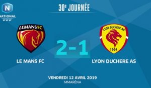 J30: Le Mans FC - Lyon Duchère AS (2-1), le résumé