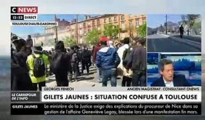 Gilets Jaunes : Regardez les images des incidents en cours à Toulouse avec la présence de Black Blocs
