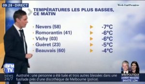 Jusqu'à - 7 degrés à Nevers: des te  mpératures (presque) record ce dimanche matin