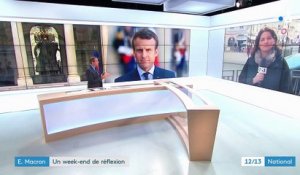 Politique : Emmanuel Macron en pleine réflexion