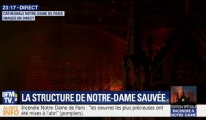 Emmanuel Macron : "Cette cathédrale, nous la rebâtirons"