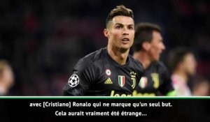 Quarts - Allegri sur Ronaldo : "Nous sommes vraiment chanceux de l'avoir"