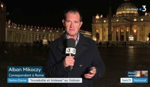 Incendie de Notre-Dame de Paris : "tristesse et consternation" du Vatican