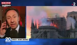 Notre-Dame de Paris en flammes : Stéphane Bern au bord des larmes (vidéo)