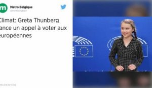 La jeune Suédoise Greta Thunberg lance un appel à voter aux européennes face à l’urgence climatique