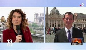Incendie de Notre-Dame de Paris : le pape suit de près la situation
