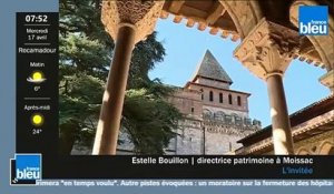 Estelle Bouillon  directrice du patrimoine à Moissac invitée de France Bleu Occitanie