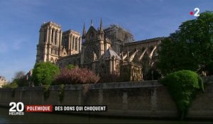 Incendie à Notre-Dame : des dons qui choquent