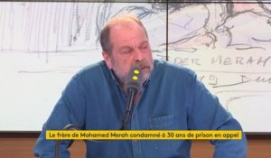 "Ce procès n'est pas équitable", dénonce maître Eric Dupont-Moretti, avocat d'Abdelkader Merah condamné en appel à 30 ans de réclusion criminelle aux assises de Paris jeudi 18 avril