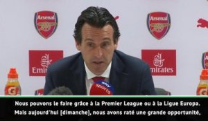 35e j. - Emery : "Nous avons raté une grande opportunité"