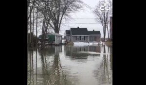 1.500 personnes évacuées après d'importantes crues printanières au Québec