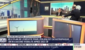 "Le plan de l'exécutif pour l'éolien est catastrophique", Alex Delsupexhe