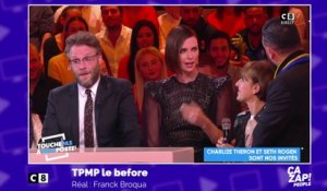 Charlize Theron choquée par le baiser de Cyril Hanouna à une traductrice