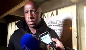 Souleymane Diawara à la sortie de son procès à Digne-les-Bains jeudi 25 avril :  "Je ne suis pas un voyou... Je ne sais jouer qu'au football"