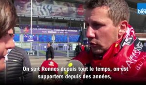 Un supporter du Stade Rennais confiant avant la finale de Coupe de France