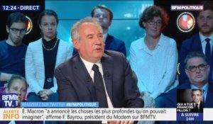 François Bayrou est favorable à la baisse du nombre de parlementaire