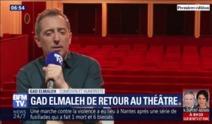 Gad Elmaleh face aux accusations de plagiat: "J'avance, c'est ça qui est important"